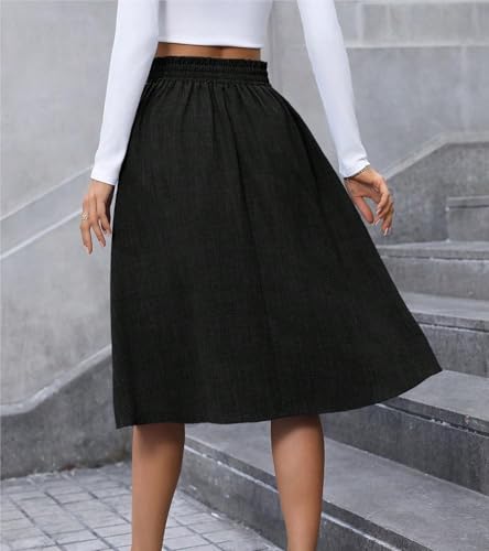 Trend Women's Summer Basic Skirt A-Line Skirt Loose Fit For Autumn For Beach2