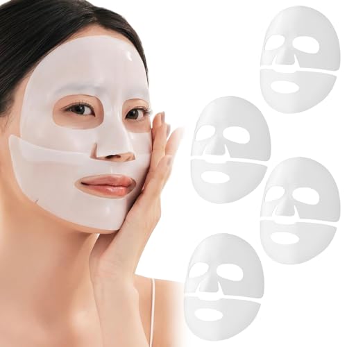 Biodance Bio-Collagen Real Deep Mask, 4 Piezas Mascarilla Facial Colageno, Bios Collagens Mask, Bio Collagen Real Deep Masks, Iluminar el Color de La Piel, Reducir las Líneas Finas, Hidratante