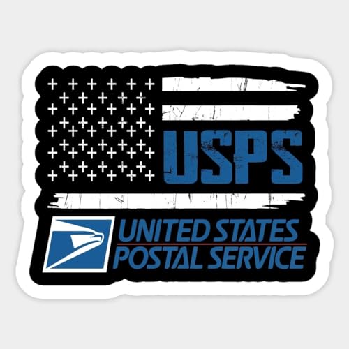 Image of Biznet- Us Postal Service Postal Workers Sticker - Auto, Wall, Laptop, Cell, Truck Sticker for Windows, Cars, Trucks | 5 inches | BNP-417