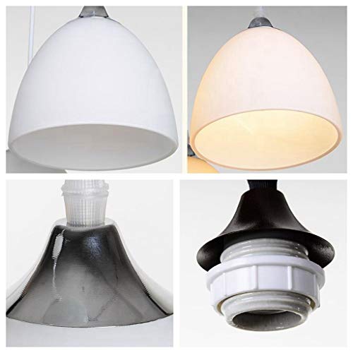 Suspension luminaire vintage cuisine verre transparent E27 - 4