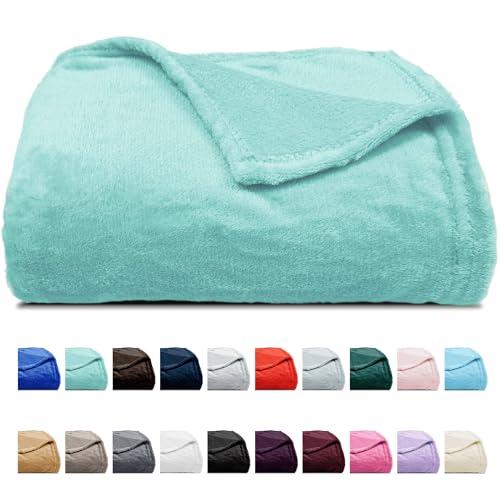 MANEMI - Manta Franela 160 x 220, Manta sofá, Microfibra 100% Poliéster Extra Suave, Manta para Cama, sobre Cama, Plaid