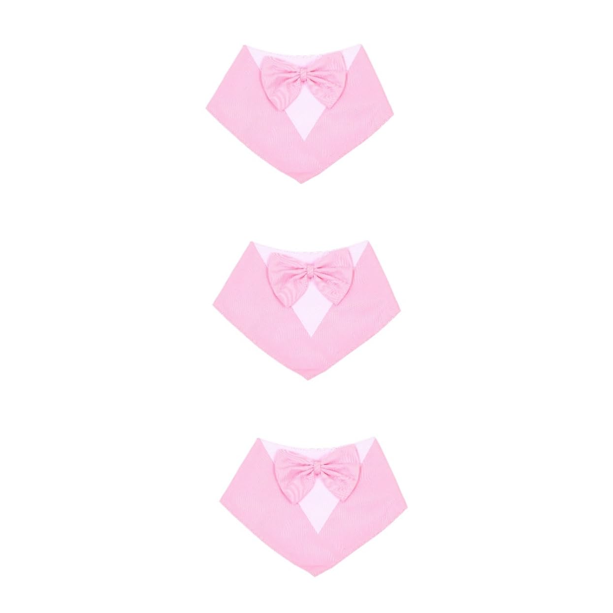 Bandanas d'anniversaire pour chien colliers réglables écharpes chiot lot de 3