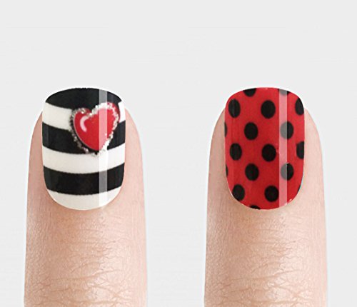 Vivace 4Pack 48Tips Mixed Junior Preglued Sticker Art Nails,2 Dream Fake Nail, 2 Color Changing Nail (Mixed Nail 1) #TOP4