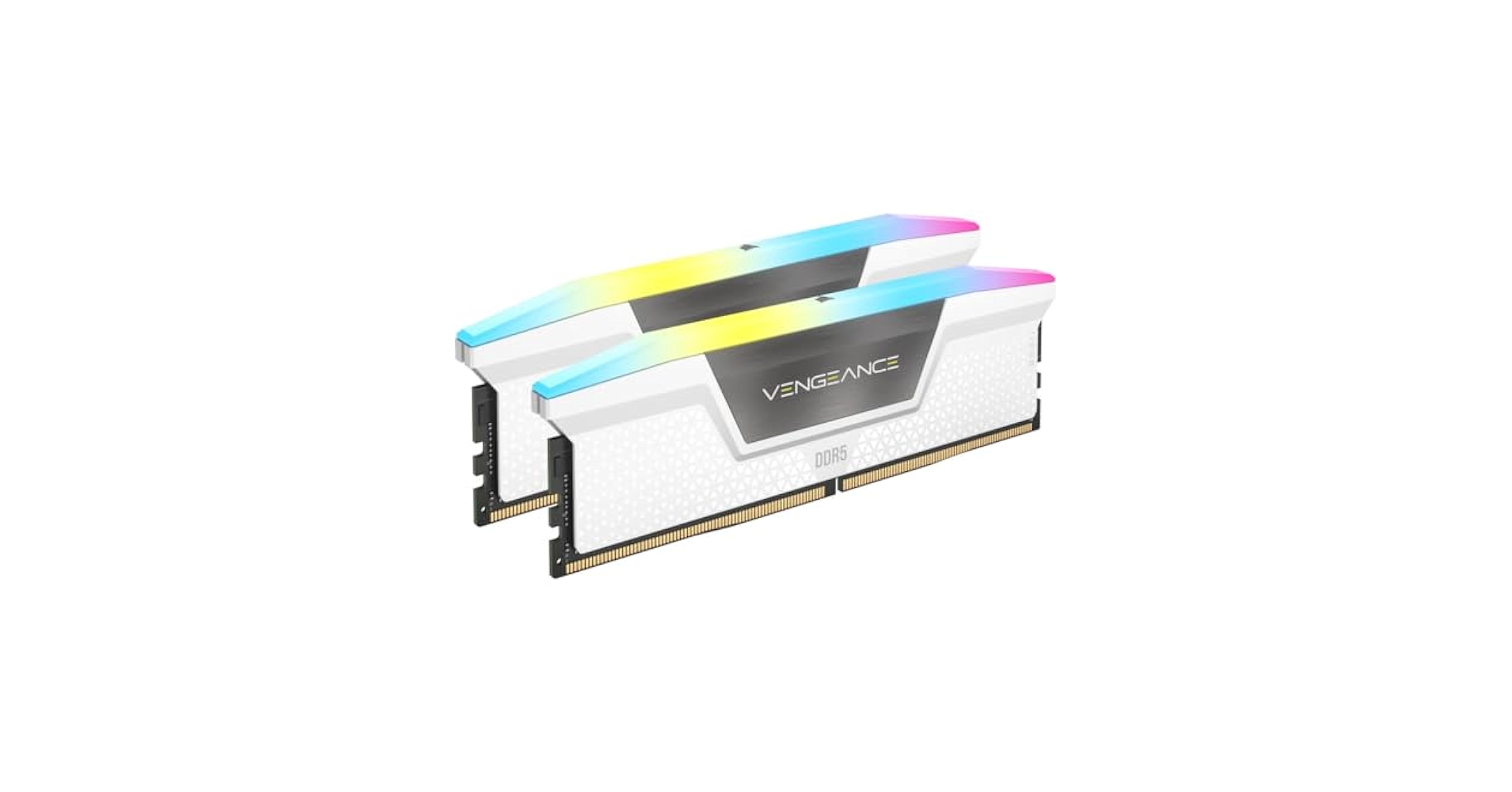 CORSAIR VENGEANCE RGB DDR532GBホワイト16GB×2 CORSAIR VENGEANCE RGB DDR5 RAM 32GB (2x16GB) 6400MHz CL36-48
