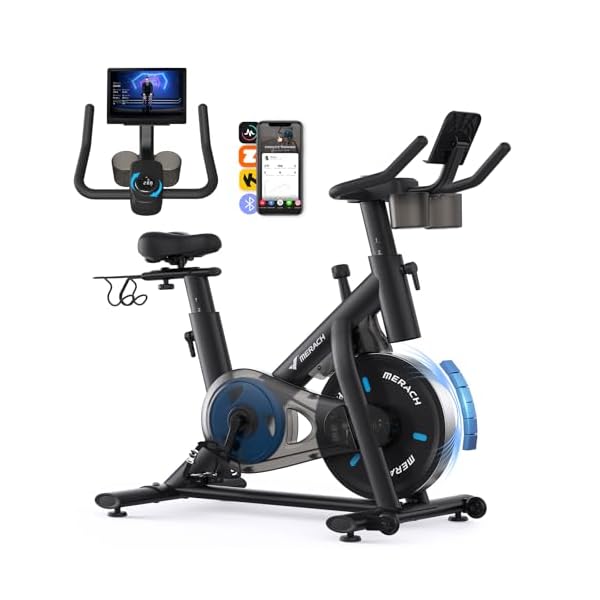 MERACH vélo fitness intérieur silencieux app 136kg