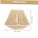 DIYEAH Rustic Woven Lampshade Cover Handmade Pendant Light Shade for Home Hotel and Restaurant Decor Durable Design for Soft Lighting Easy Tool Installation