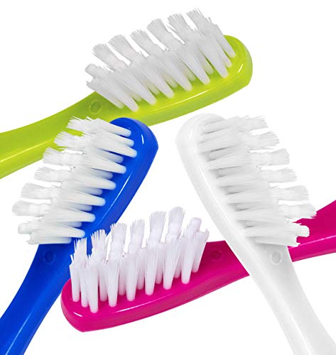 Pro-Sys® Adult Tapered Soft Toothbrush (Colorful 4-Pack) - Ada Accepted, Made With Soft Dupont™ Bristles #TOP1