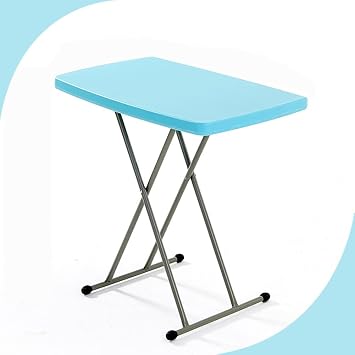 Multifunctional Side Table Folding Computer Table Portable Dining Table Height Adjustable Writing Desk Compact Patio Coffee Table for Dormitory Couch Bedside Balcony BackyardC