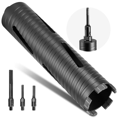 VEVOR Core Drill Bit, 2-1/2 inch Diameter, 9-1/2 inch Drilling Depth