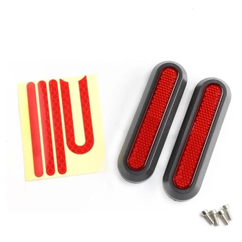 NLNGZKZFNF Carcasa Protectora Reflectante Compatible for Xiaomi Compatible for Mi Electric Scooter M365/Compatible for PRO/1S/Compatible for Essential Scooter Piezas de la Cubierta del Cubo de la Rued