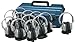 Lab Pack, 12 SC7V Deluxe Headphones in a Carry Case