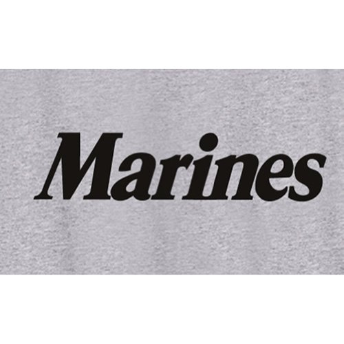 Zerogravitee PA-1004_MEDIUM Marines Short Sleeve T-Shirt In Gray thumb #2