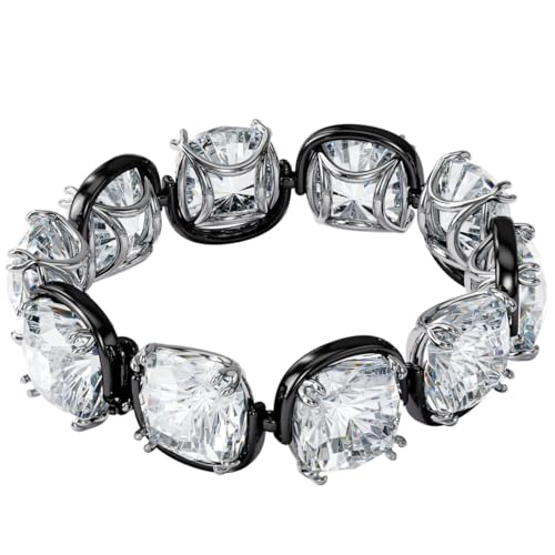 Swarovski Harmonia Soft Bracelet, Large Clear Cushion-Cut Crystals on a Mixed Metal Setting, from...