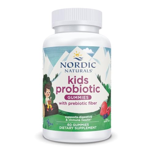 Nordic Naturals Kids Nordic Flora Probiotic Gummies, Merry...