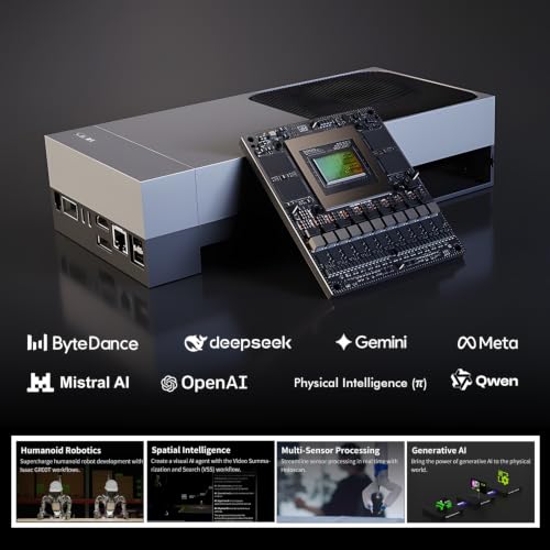 Image of Jetson Thor 128G Developer Kit AI Performance 2070 TFLOPS with 2TB SSD, AI Edge Computer for Autonomous Robots, LLM, Computer Vision