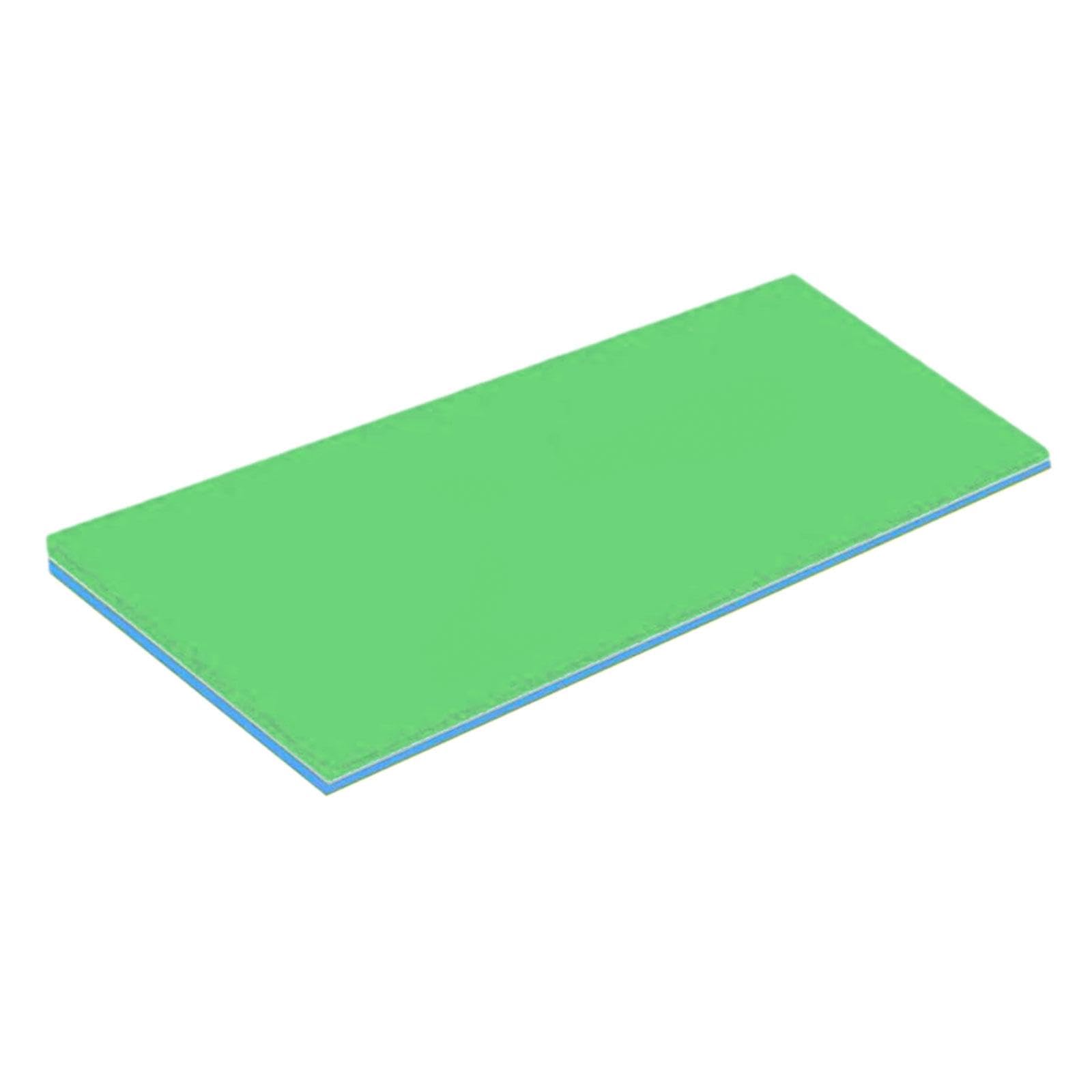 harayaa Tapis de Natation Flottant, Couverture de Piscine, Matelas Gonflable Insubmersible En XPE, Surface Douce, Idéal pour Les Enfants, Les Fêtes En Famille, Vert bleu