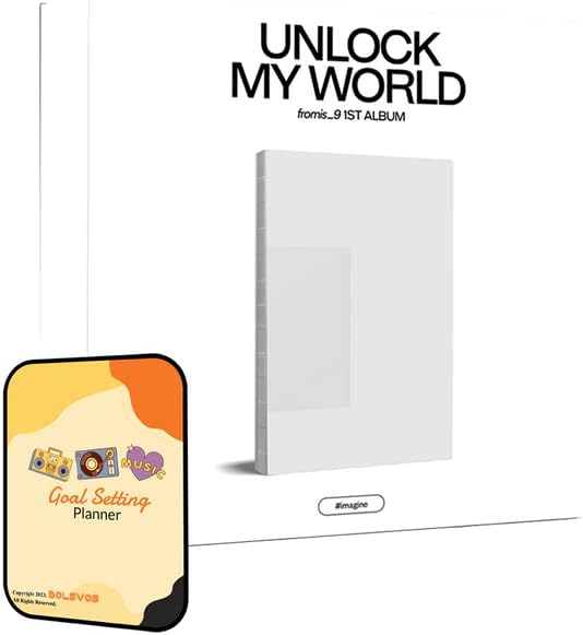 fromis_9 Album - 1st fromis_9 'Unlock My World' imagine ver.+Pre Order Benefits+BolsVos Exclusive K-POP Inspired Digital Planner, Sticker Pack for Social Media