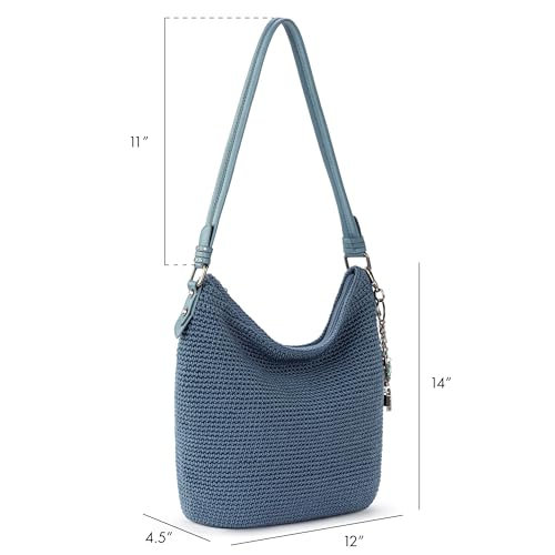 Image of The Sak Sequoia Hobo Bag - Hand Crochet Large Women's Purse for Everyday & Travel - Durable Handbag & Tote With Zipper Pocket
