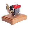 Metal Engine Set for Adults, Mini Single-Cylinder Four-Stroke Engine Model, Creative Science Experiment Toy Gift (That Working)