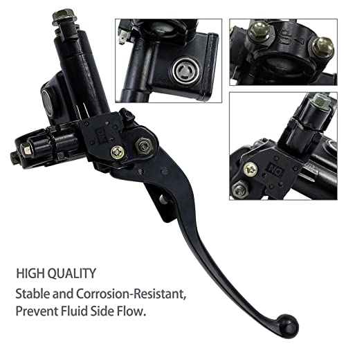 Image of 7 /8'' Left Hydraulic Brake Master Cylinder Lever Pump Replace for 50cc 70cc 90cc 110cc 125cc 150c 200cc 250cc ATV Quad Moped Motorcycle Pit Bike Dirt Bike, Taotao Roketa Sunl Kazuma