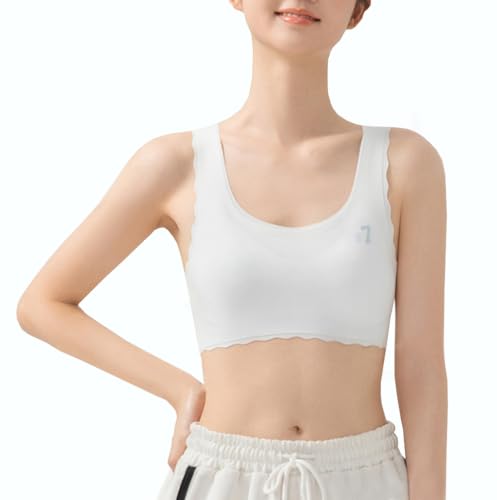 Girls Training Bras 7-12 Light Sports Seamless Teen Bras 10-14 with Padding Bras