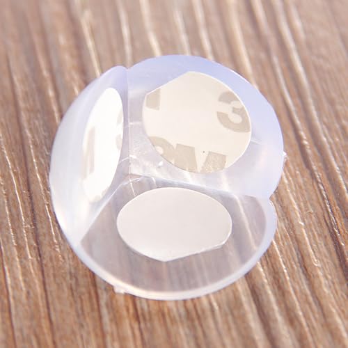 Image of 8PCS Baby Proofing Corner Protectors for Furniture - Safe, Soft & Durable PVC Outlet Covers|Non-Toxic, Odorless, Strong Adhesive - Protects Babies from Coffee Table Corners & More (Large)