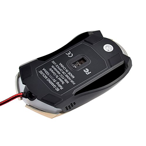 Ratones de juego con cable 4000 dpi para setups de streaming 3