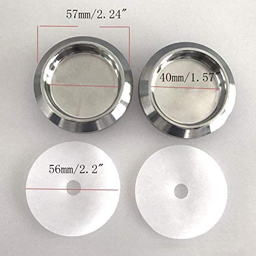 Deekoudt Stainless Steel Shower Glass Door Sliding Knob Bathroom Round Back-To-Back Handle Pull Pack Of 2 #TOP3