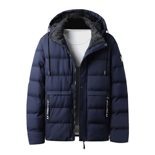 Blouson homme grand froid contre le vent veste hiver chaude longue doublée