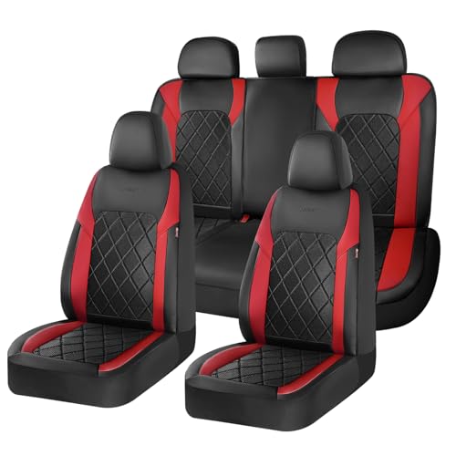 Image of Coverado Car Seat Covers, Seat Covers Full Set, 5 Seats Automotive Seat Cover, Mesh Breathable Seat Protectors, Universal Fit for Most Cars