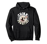 Piense en la obra de arte de un Bulldog Francés Pawsitive Sudadera con Capucha