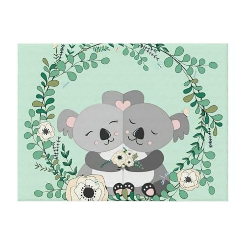 Couverture de lit légère en microfibre douce EdWal koala - 2