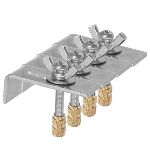 SOLUSTRE Set De Clips De Fixation Pour Évier Sous Plan Kit Support Métallique Clips De Montage Résistants Et Faciles à Installer Pour Cuisine Et Salle De Bain