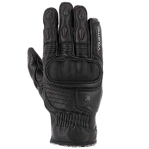 Guantes V'quatro Design Eagle Pro 18 negros para hombre con pantalla táctil