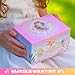 Giggle & Honey Musical Fairy Jewelry Box for Girls - Kids Music Box with Spinning Fairy and Mirror, Princess Birthday Gifts for Little Girls, Childrens Jewelry Boxes for Ages 3-10 - 6 x 4.7 x 3.5 in