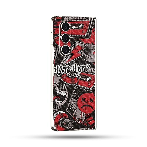 Image of MightySkins Skin Compatible with Samsung Galaxy Z Fold 5 Full Wrap - Puppy Fall | Protective, Durable, and Unique Vinyl Decal wrap Cover | Easy to Apply, Remove, and Change Styles | Made in The USA