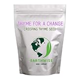 Earthwise Thyme for a Change – Wild Creeping Thyme Seeds – 1/2 oz (~8000 Seeds), Drought-Tolerant Ground Cover – Covers 250 sq. ft.