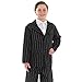 Fun Shack Negro Traje De Gánster Disfraz para Niños - L
