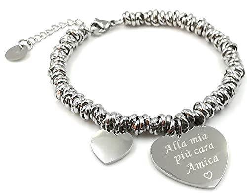 SiLo Bijoux Bracciale Donna Amiche Amicizia Amore