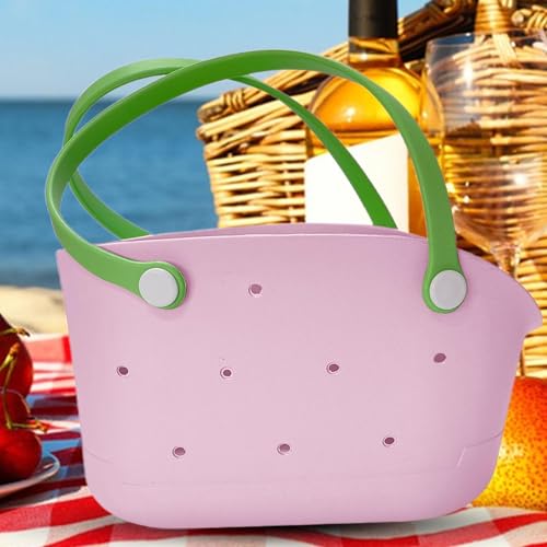 Sac de plage en caoutchouc lavable au design élégant et compact - 3