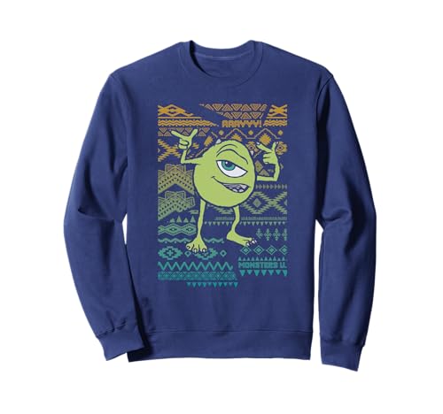 Sweatshirt Monsters Inc Mike Christmas pull hiver doux anti froid
