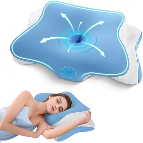 APCE Memory Foam Neck and Neck Pillow, Orthopedic Ergonomic Cervi...