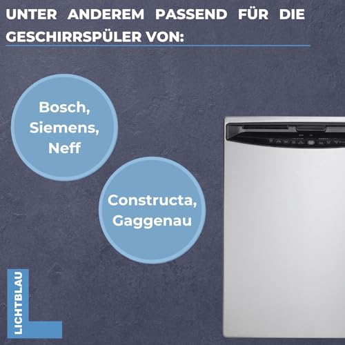 LICHTBLAU Mikrofilter 427903 Sieb Farbe Grau für Geschirrspülmaschine I Ersatzteil aus Kunststoff für Geschirrspüler Hersteller Nr. 00427903, 10002494, 00492046, 00418404, 00175712, 00170740