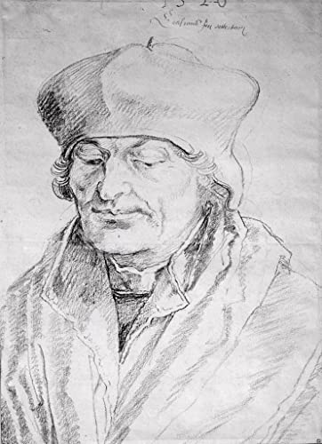 Toile Peinture Murale Portrait de Desiderius Erasme par Albrecht Dürer 60x90