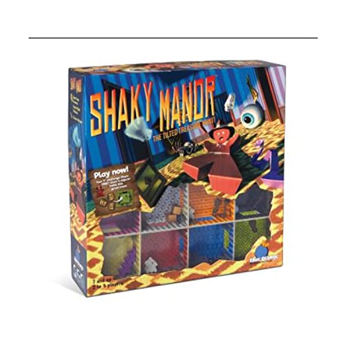 Blue Orange Tabletop Strategy Game para Niños, Adolescentes y Adultos, Juego de Mesa para Noches en Familia y Fiesta, Halloween Haunted Mansion, Shaky Manor Games miniatura 1