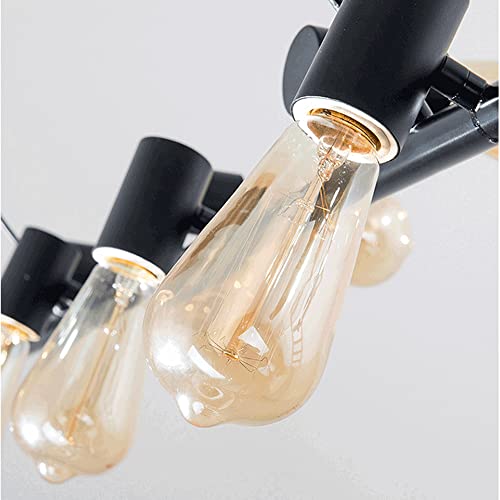 Lustre E27 industriel suspendu pour sublimer votre table de restaurant - 4