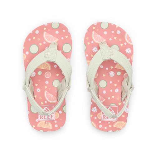 Image of REEF Girls Toddler /Little Kid Ahi Beach Flip Flop, Soft Cushion Footbed, Water Friendly