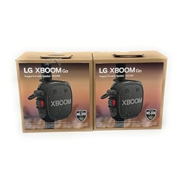 LG Caixa De Som Portátil Sem Fio Xboom Go Com Potente Xg2Tbk - Pacote 2