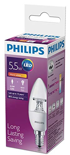 Philips E14 LED Candle Light 5.5W 470lm Amber