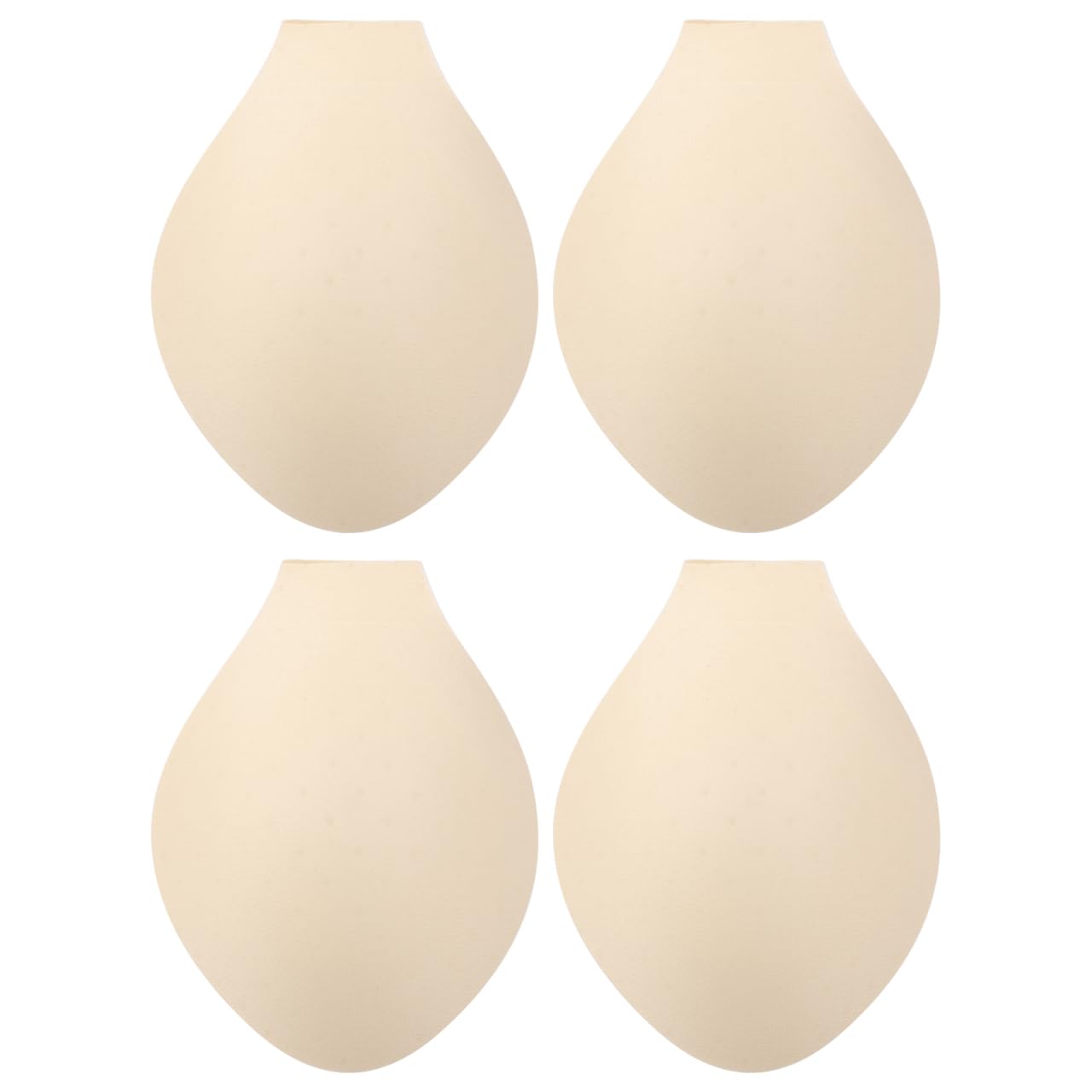 Amosfun 4pcs Men Bulge Sponge Underwear Bulge Enhancer Cup Enlarge Pad for Mens Underwear Swimwear Yellow